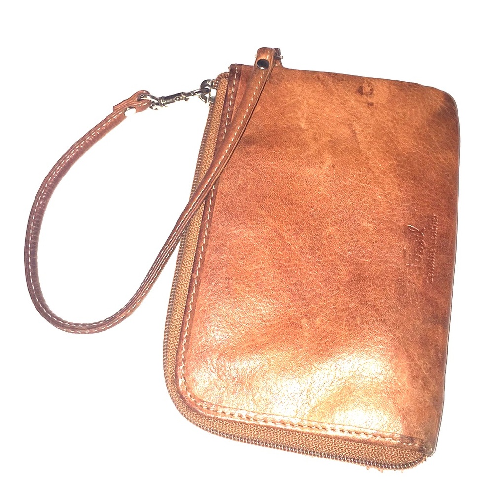 Fossil Boho Colorful Patchwork Leather Wristlet - image 2